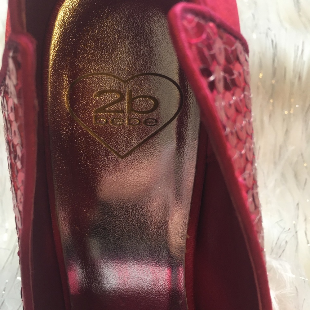 Bebe Nicole Barbie Pink Heels Size 7 - Picture 5 of 8